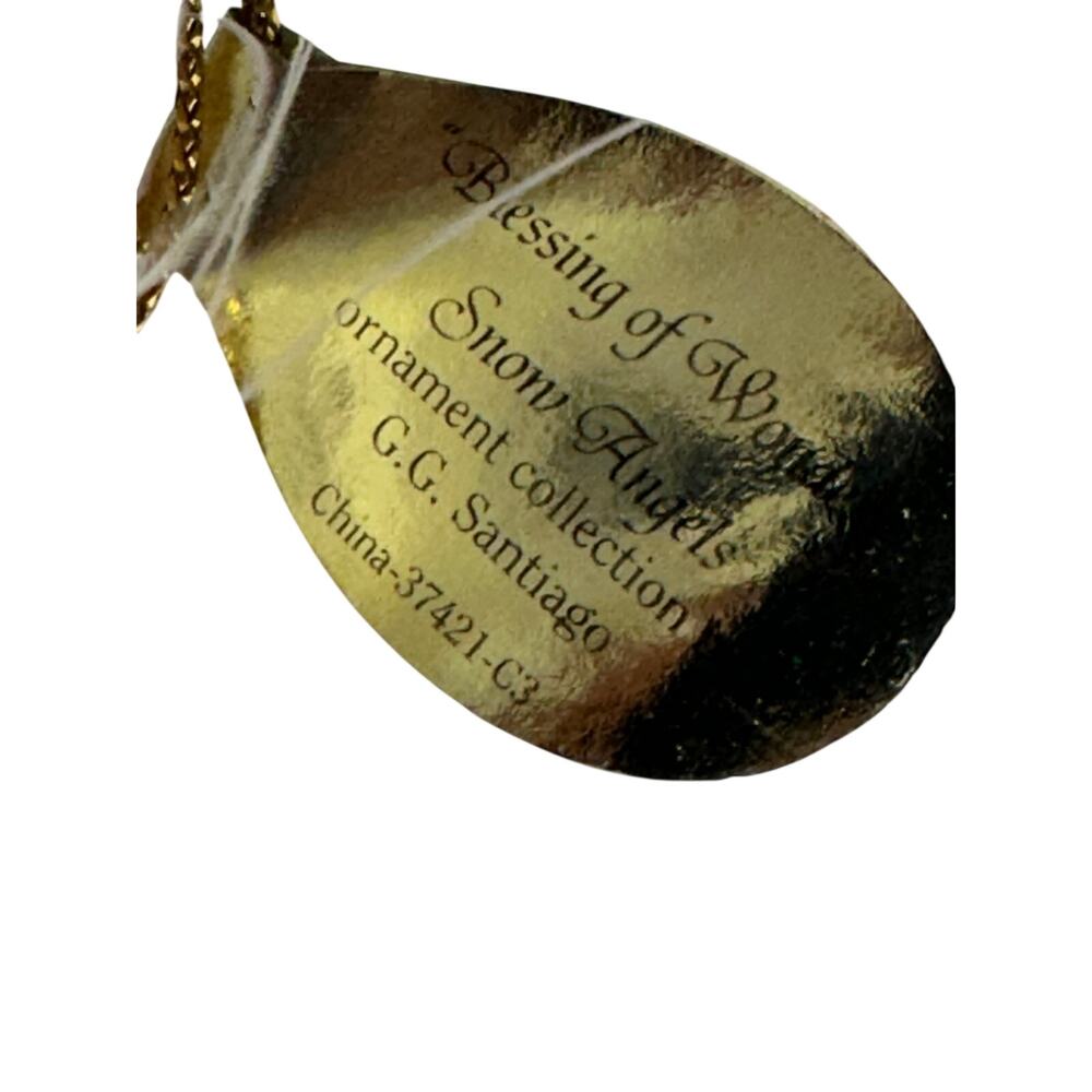 Ashton Drake Heirloom 'Blessing of' Vintage Snow Angel Ornaments-Set of 3 - Picture 9 of 9
